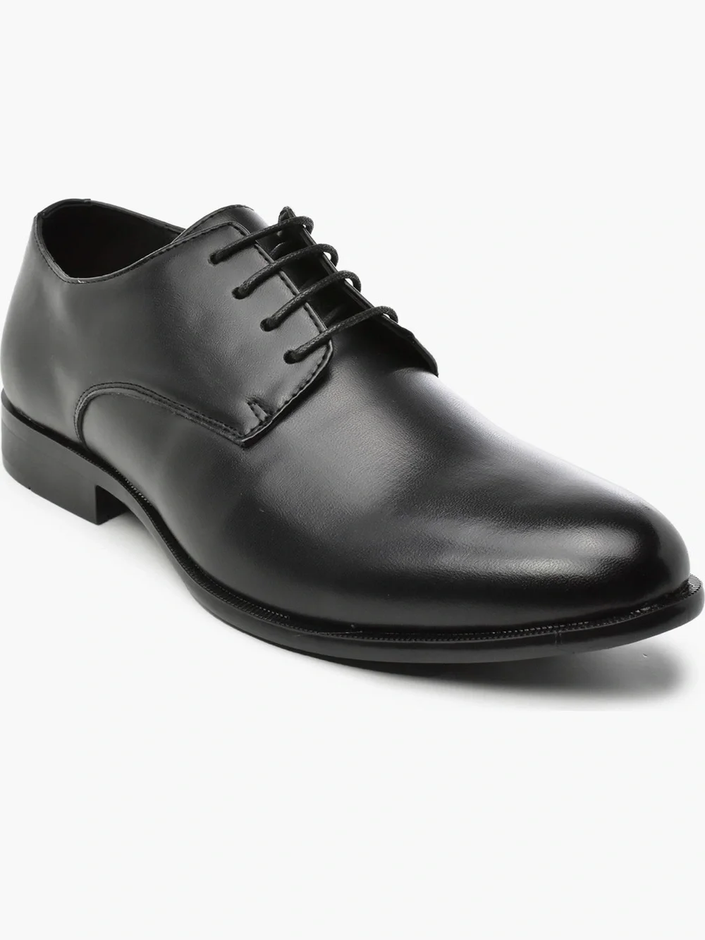 Tahari Black Men's Classic Derby Dress Shoes